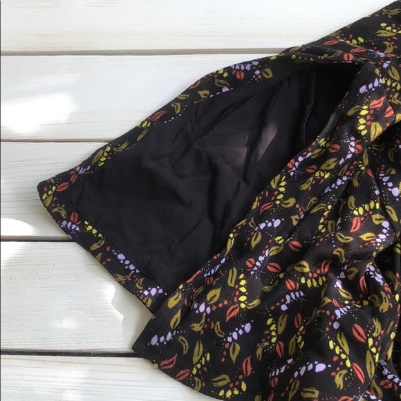 NWOT Free People Meet Virginia Romper in Black Combo size 0 - Picture 4 of 9